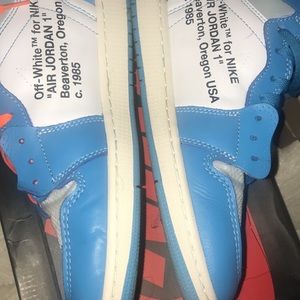 Off white Jordan 1 UNC